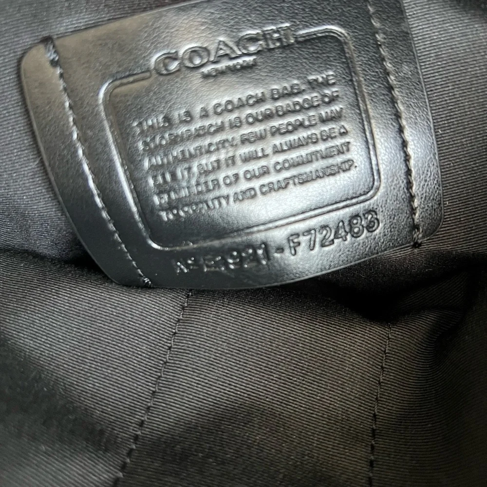 Coach Men's Brown and Black Backpack